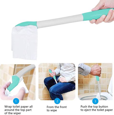 bathroom wiper|bottom wiper bathroom aid.